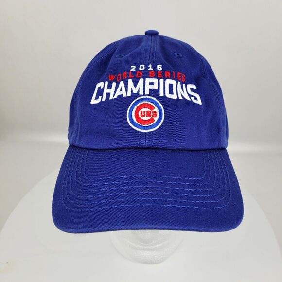Chicago Cubs 2016 World Series Champions '47 Brand Fitted Hat Cap Size Large - Picture 2 of 10